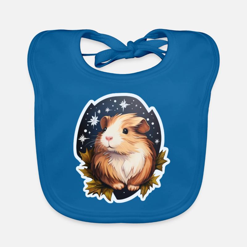 Cochon d’Inde de Noël Bavoir bio Bébé