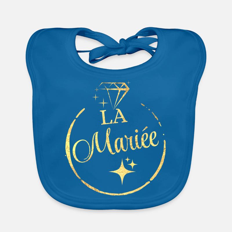 la mariée doré Bavoir bio Bébé