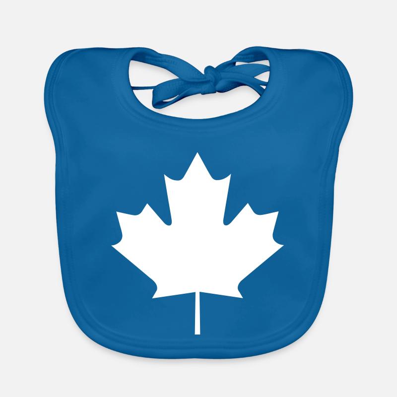 A maple leaf Organic Baby Bibs