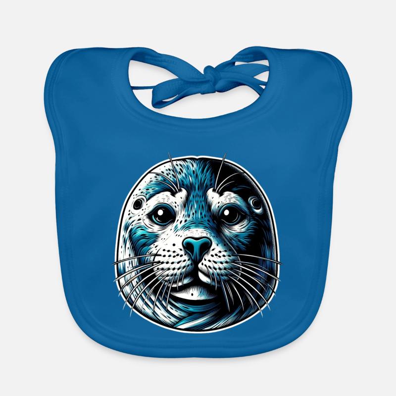 Seal Organic Baby Bibs