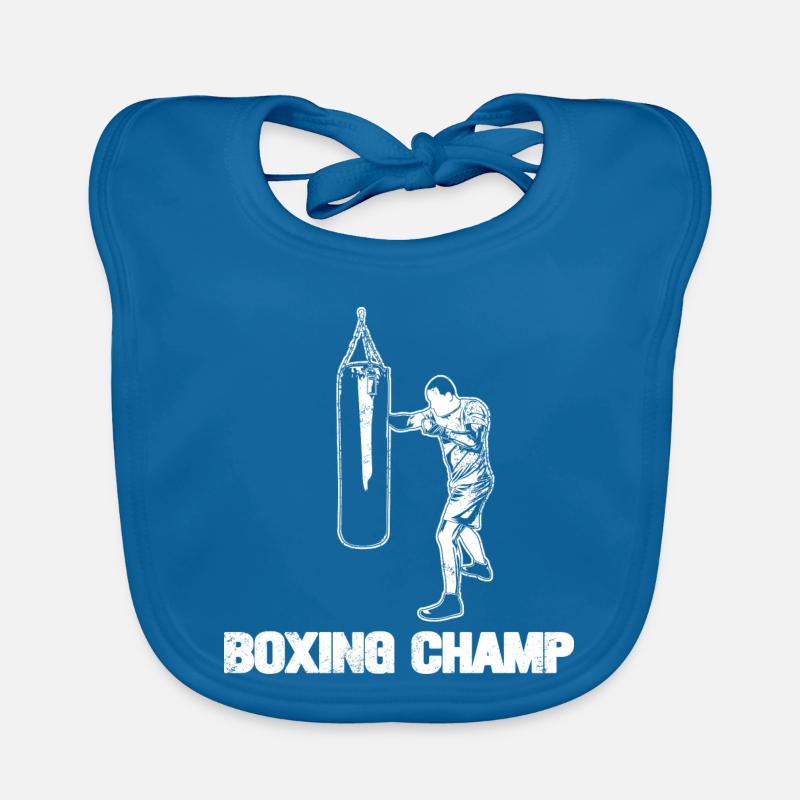 Boxing Champ Organic Baby Bibs