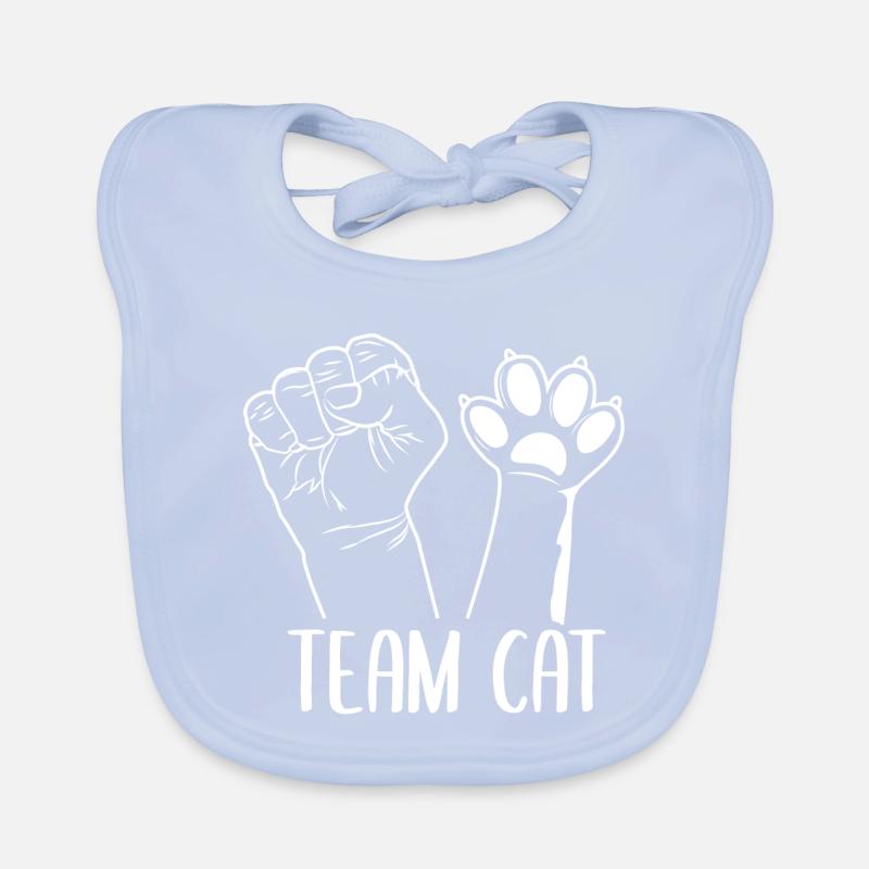 Team Cat Baby Bio-Lätzchen