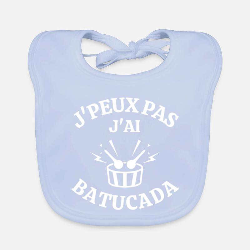 Batucada, percussion, samba Organic Baby Bibs