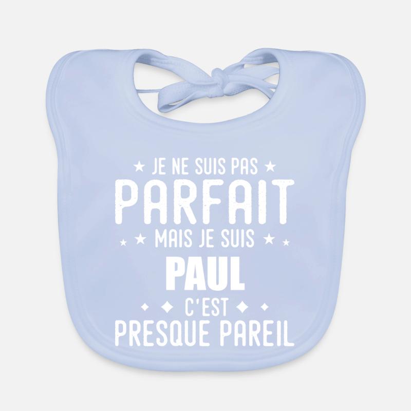 Paul: authentisch, unvollkommen, oben, Perfektion Baby Bio-Lätzchen