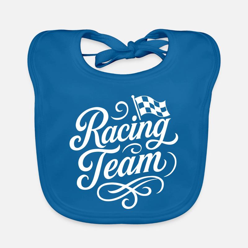 Drapeau de course de l’équipe de course Bavoir bio Bébé