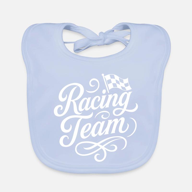 Drapeau de course de l’équipe de course Bavoir bio Bébé