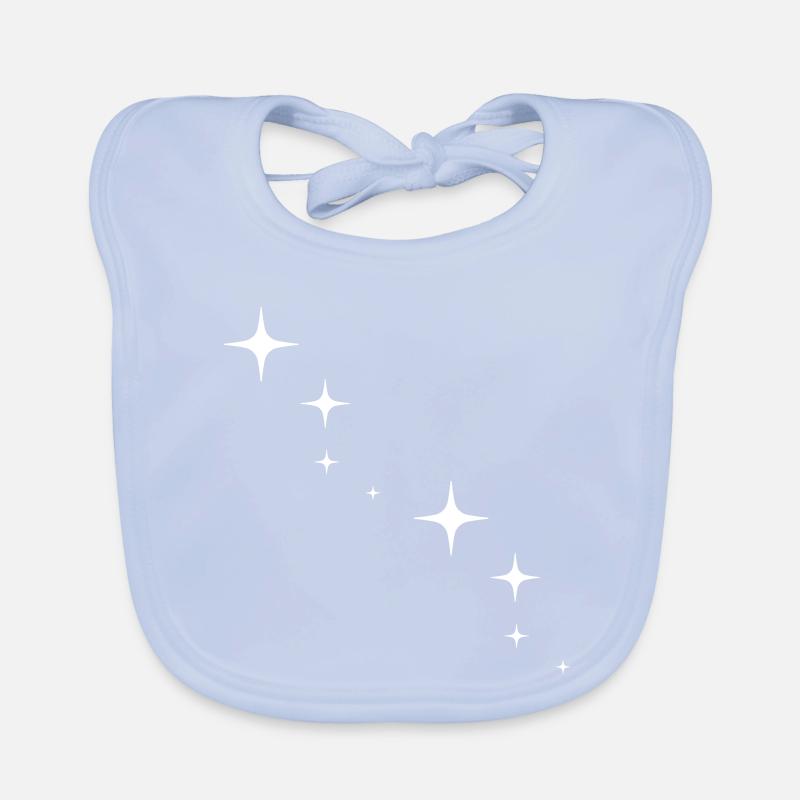 Sterne - Zeichen - Symbole Baby Bio-Lätzchen