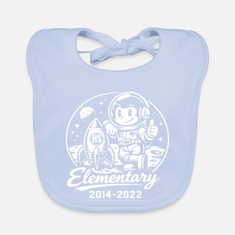 Elementarastronaut 2014-2022 Baby Bio-Lätzchen