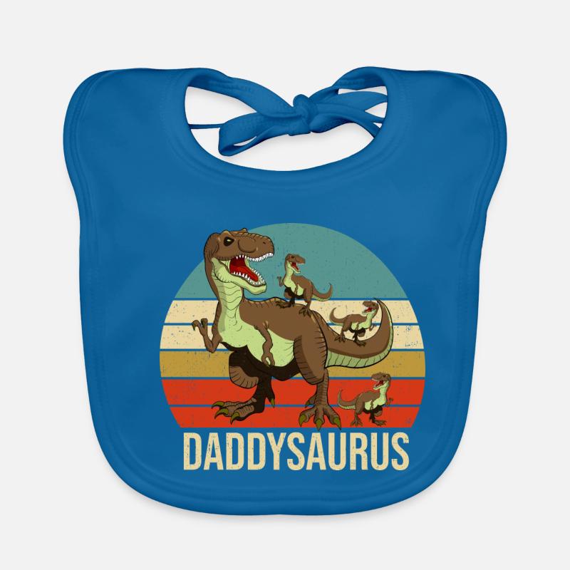 daddy saurus daddysaurus Zitat Grafik Baby Bio-Lätzchen