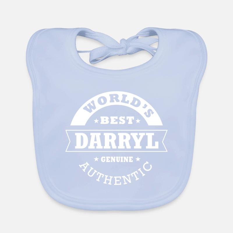 Darryl world's best gift first name darryl Organic Baby Bibs