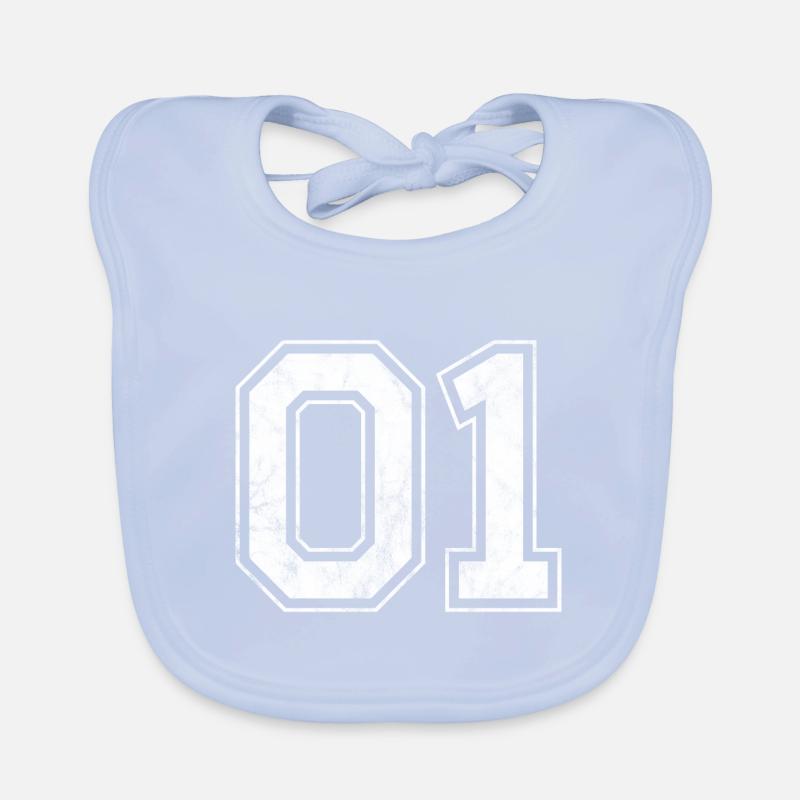 Number 01 Organic Baby Bibs