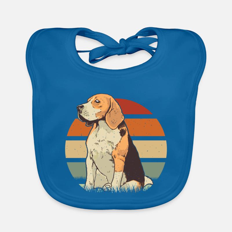 Beagle Dessin Beagle Chien Bavoir bio Bébé
