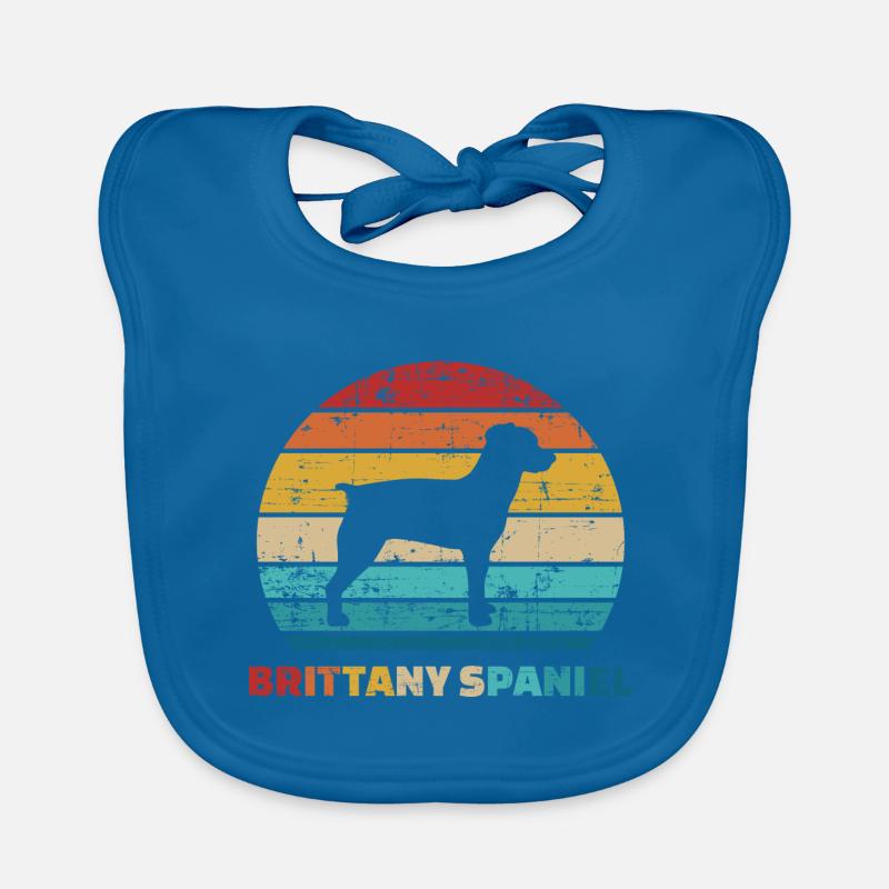 Brittany Spaniel Organic Baby Bibs