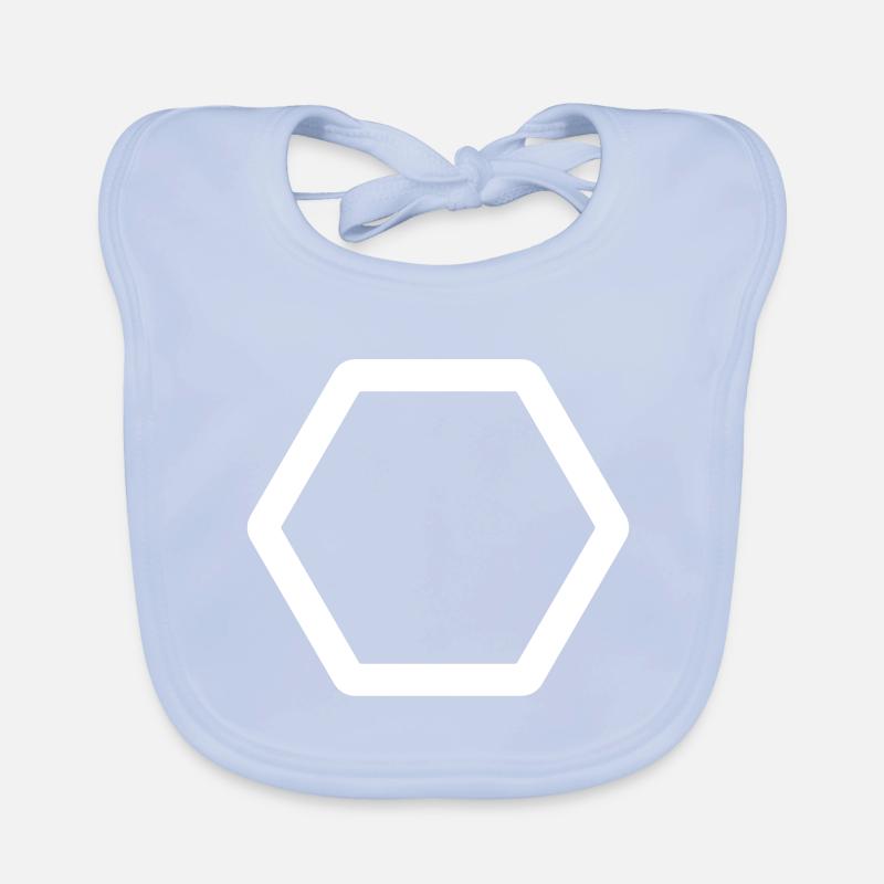 Hexagone Bavoir bio Bébé