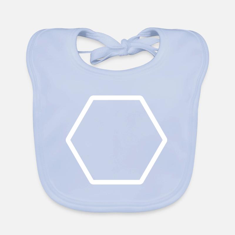 Hexagon Organic Baby Bibs