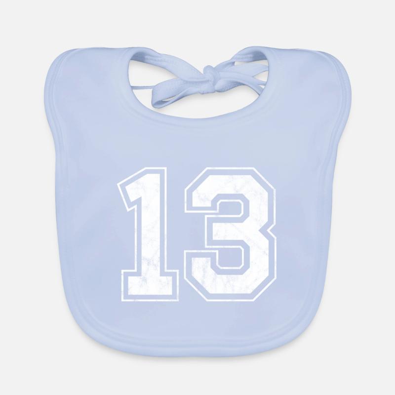 Numéro 13 Bavoir bio Bébé