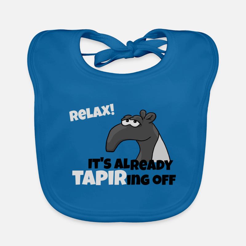 relax grumpy Tapir that solves all the gift Organic Baby Bibs