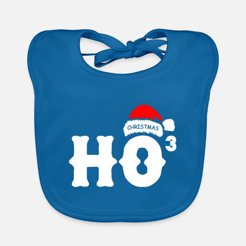 HoHoHo Christmas Organic Baby Bibs