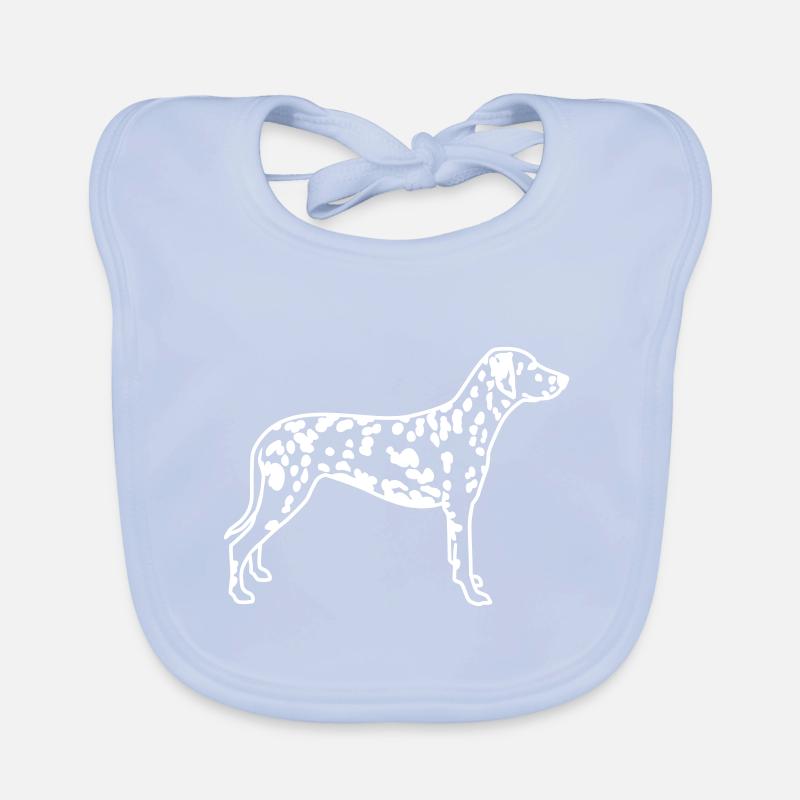 dalmatien Bavoir bio Bébé