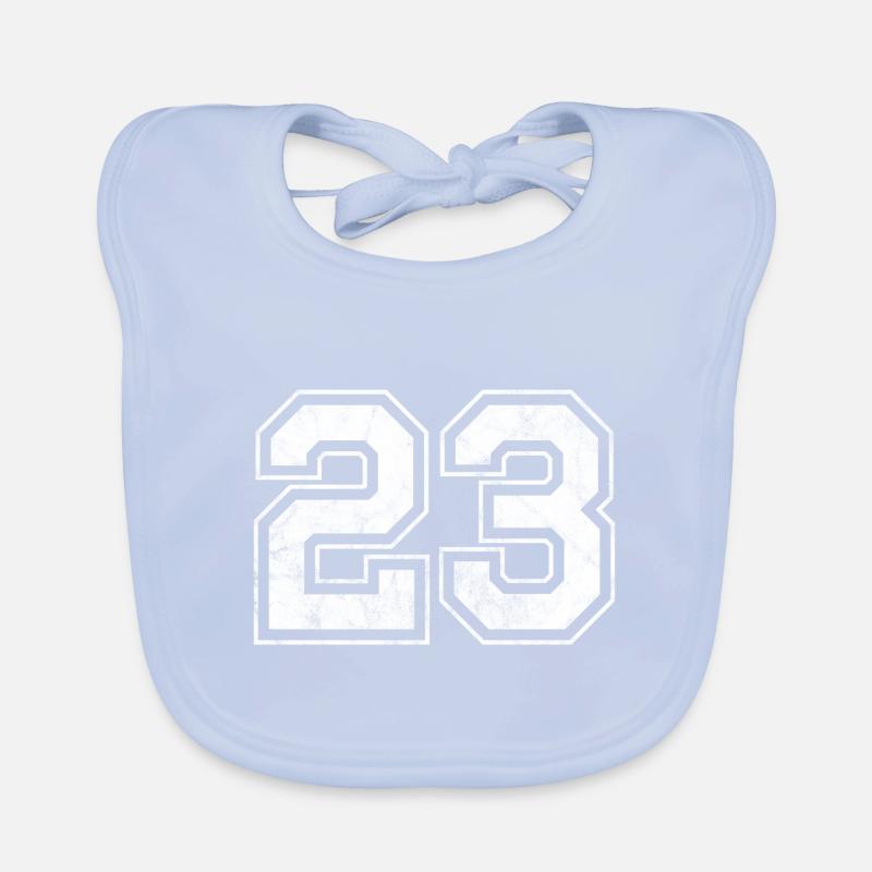 Number 23 Organic Baby Bibs
