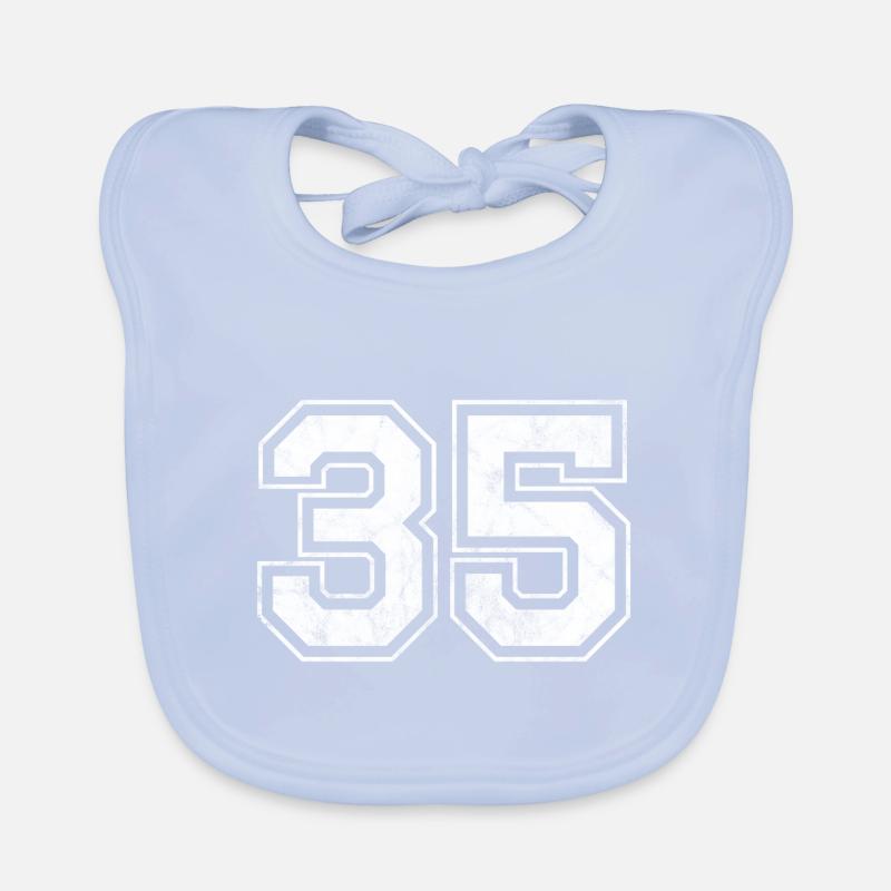 Numéro 35 Bavoir bio Bébé