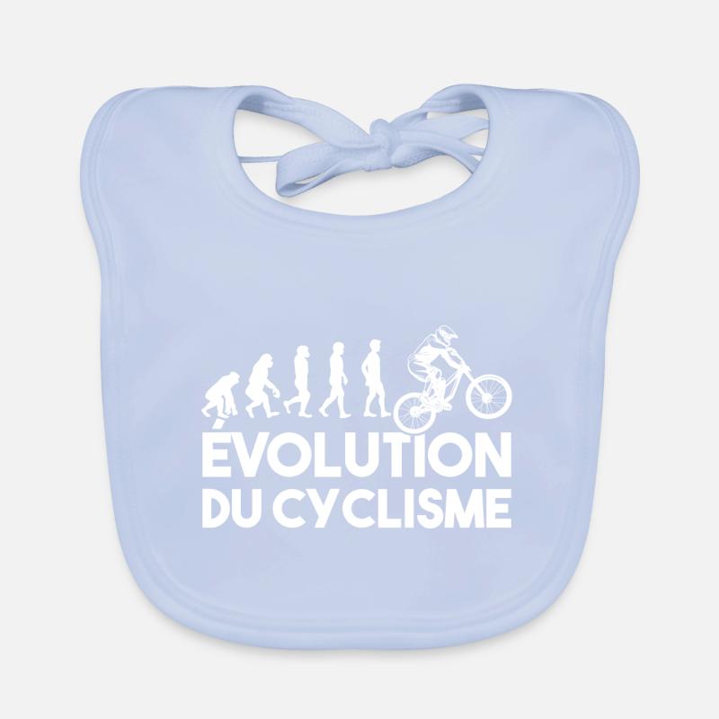 évolution du cyclisme Bavoir bio Bébé