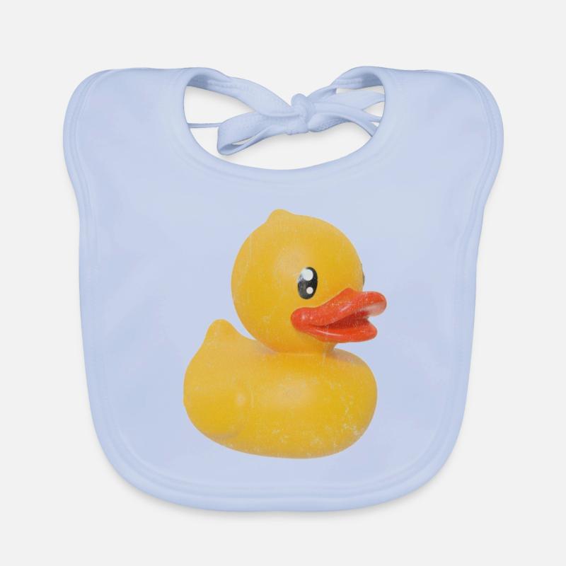 Canard de Bain Rétro Bavoir bio Bébé