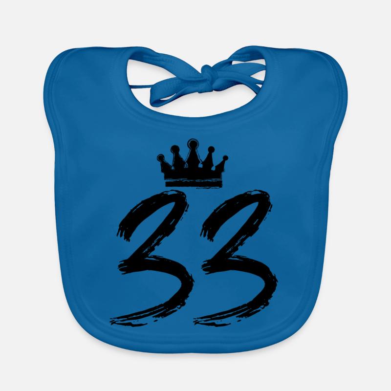 33 Couronne numérique Bavoir bio Bébé