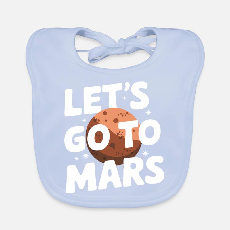 Mars Planète Planète Système Solaire Bavoir bio Bébé