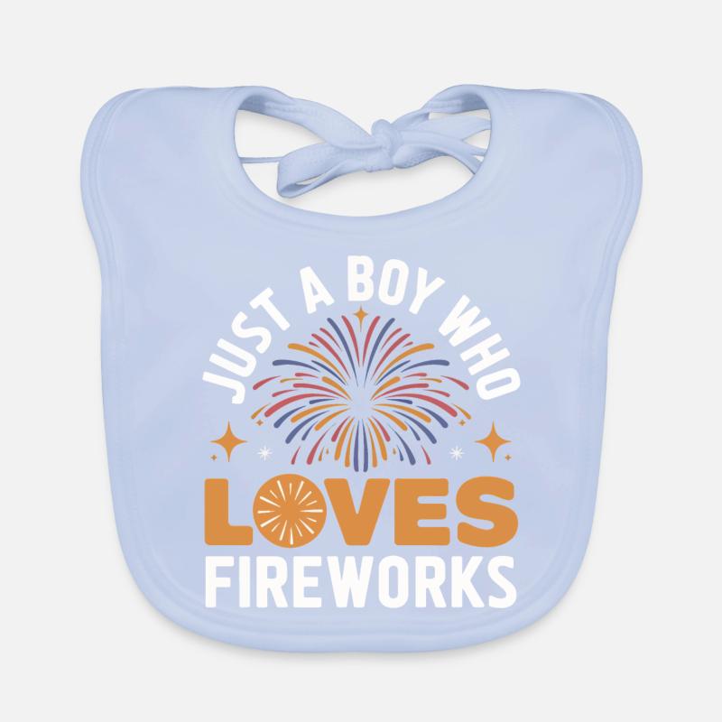 Pyrotechnics Fireworks Pyrotechnics Organic Baby Bibs