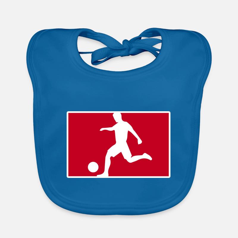 fußball logo Baby Bio-Lätzchen