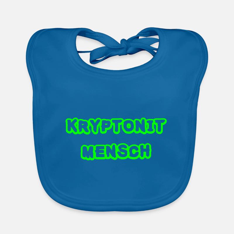 Kryptonit Mensch Geschenk Baby Bio-Lätzchen