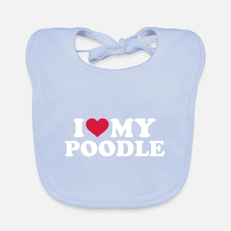 Pudel Baby Bio-Lätzchen