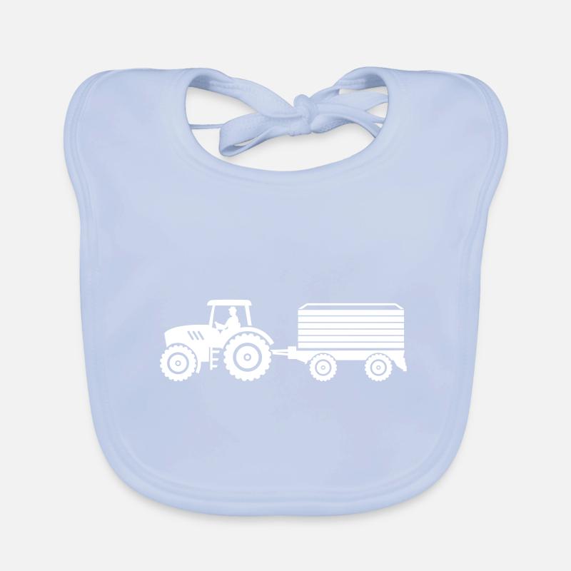 Traktor Baby Bio-Lätzchen