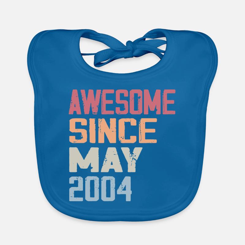 May 2004 Birthday 2004 Retro 2004 May Vintage Organic Baby Bibs