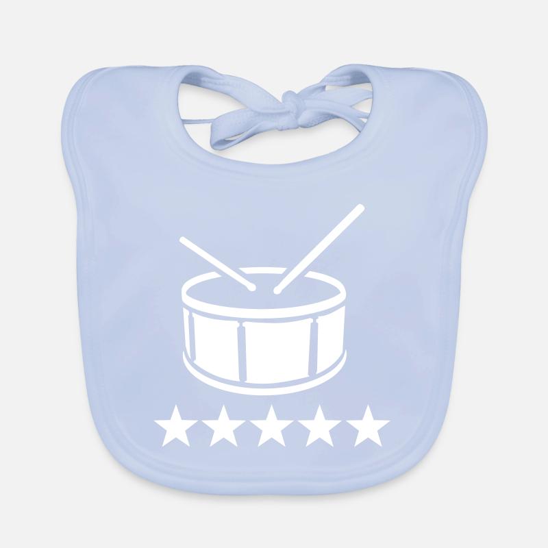 drum Organic Baby Bibs