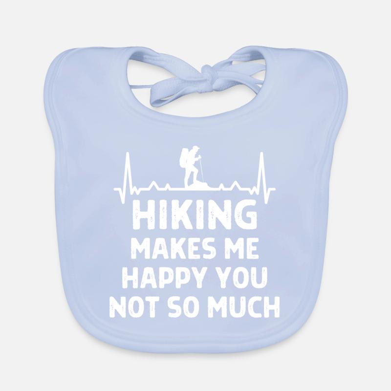 Klettern Kletterer Hiking Sprüche Geschenk Baby Bio-Lätzchen