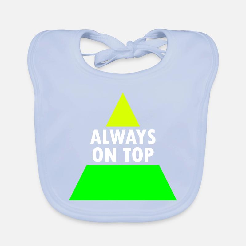 Always on top (split triangle) Organic Baby Bibs