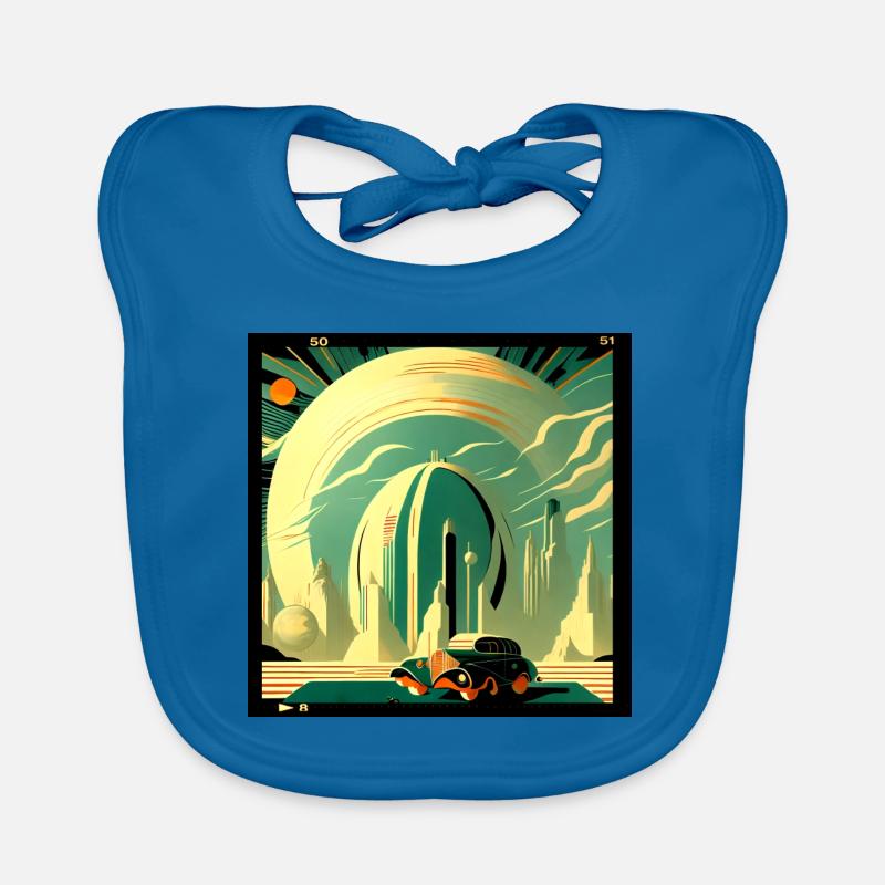 Nostalgic future Organic Baby Bibs