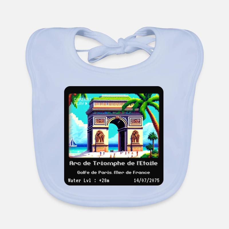 Arc de Triomphe de l'Étoile Baby Bio-Lätzchen