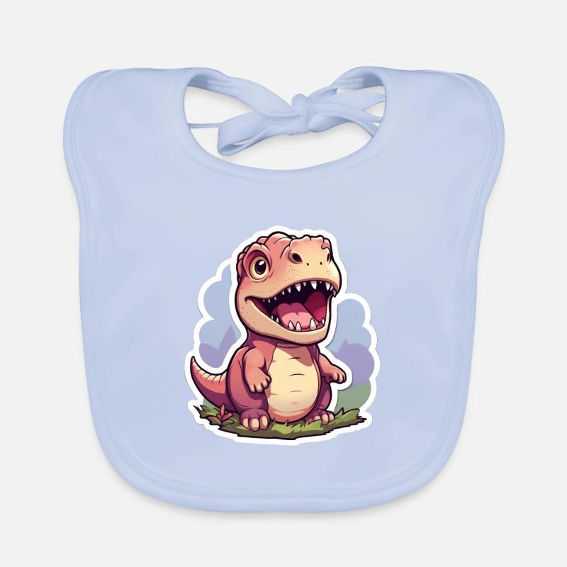 T Rex Dinosaure Bébé Bavoir bio Bébé