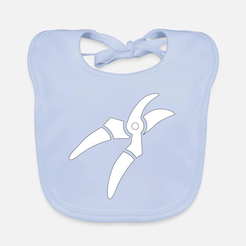 ciseaux Bavoir bio Bébé