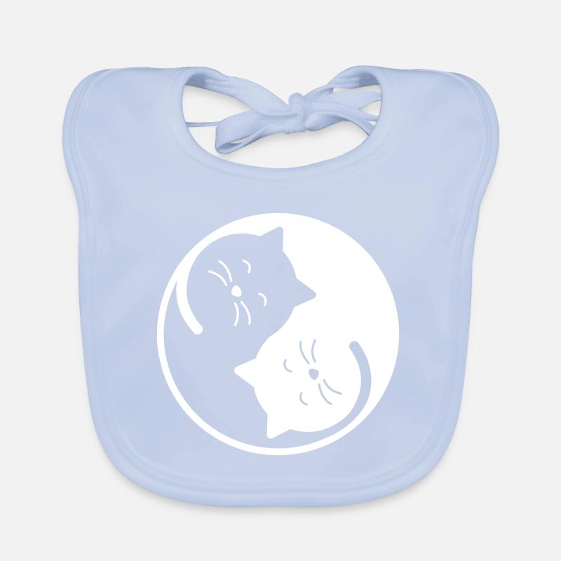 chat Bavoir bio Bébé