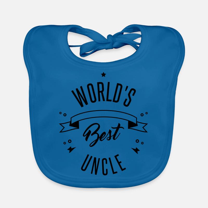 WORLD'S BEST UNCLE Bavoir bio Bébé