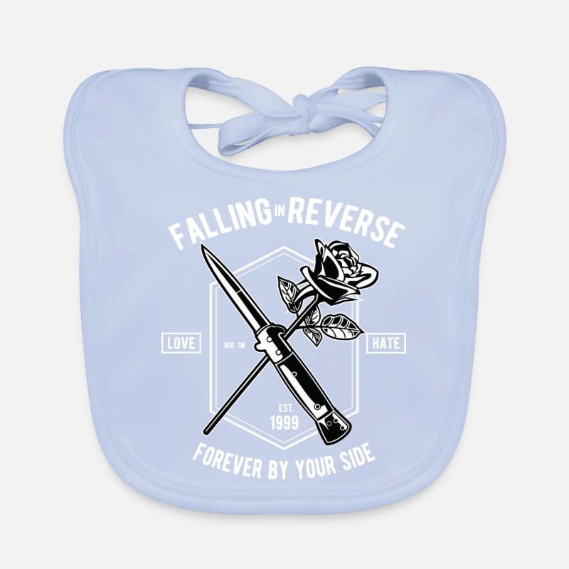 Falling In Reverse Liebe Hass Rose Messer Forever Baby Bio-Lätzchen