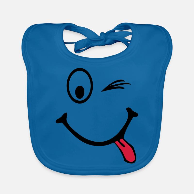 smiley Bavoir bio Bébé