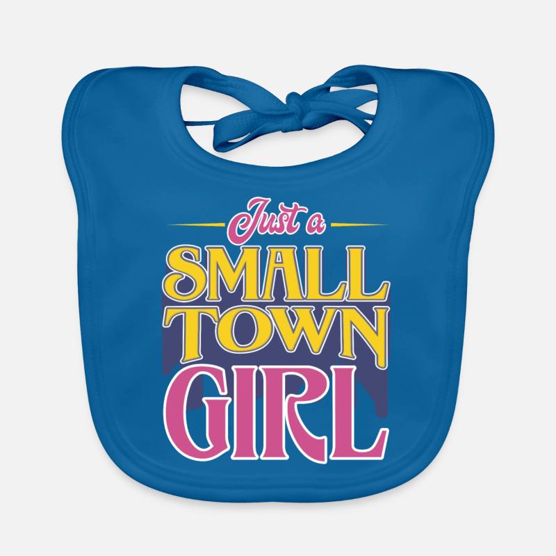 Nur ein kleines Stadt-Mädchen-Geschenk Baby Bio-Lätzchen