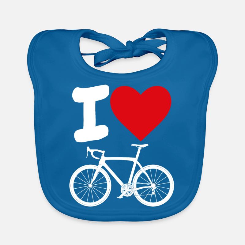 Vélo de course Amour Bavoir bio Bébé