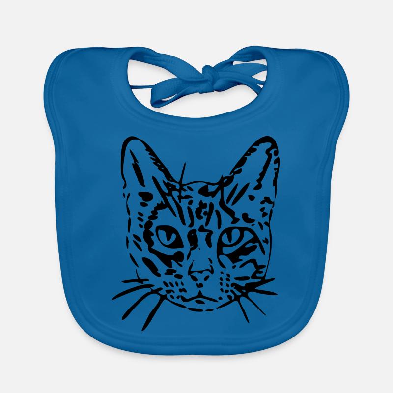 Cat, kitty, kitty, gift, gift idea Organic Baby Bibs