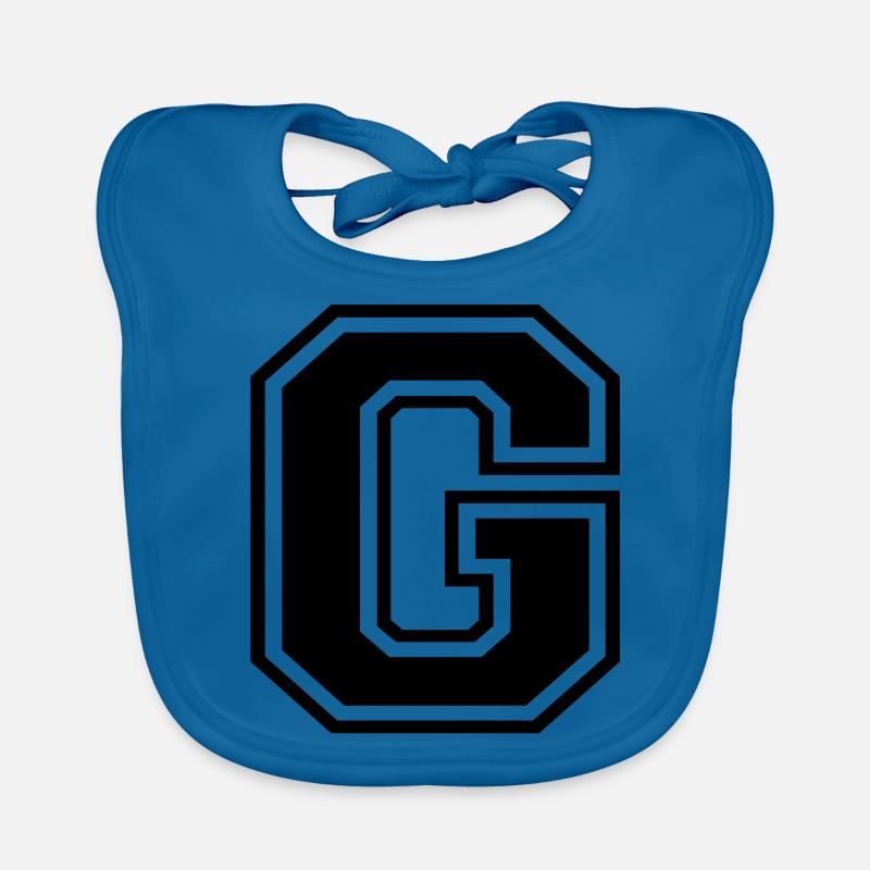g - Baby Bio-Lätzchen - Pfauenblau